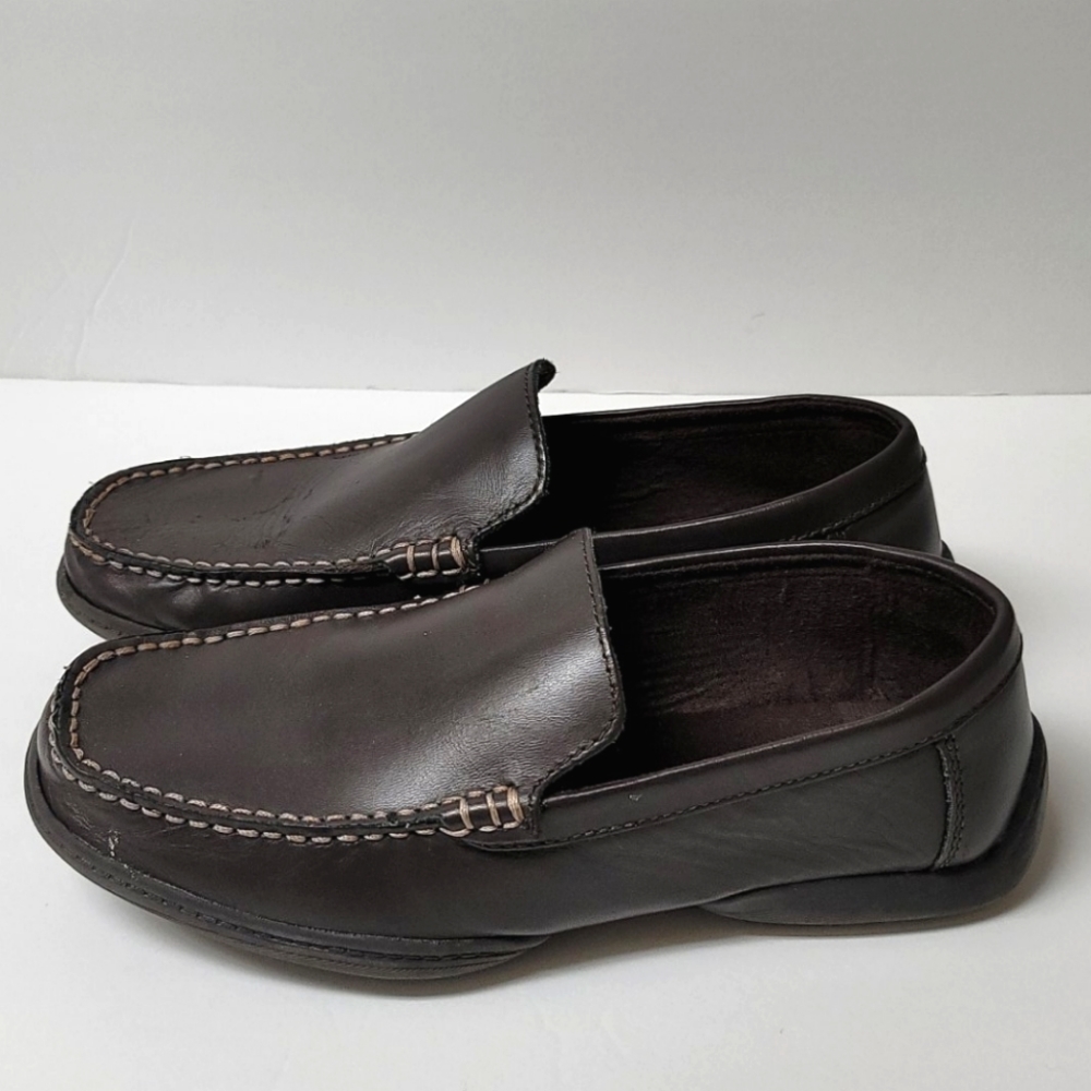 Boys Leather Kenneth Cole Boat Shoes